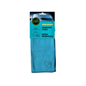 Microfibre vitres bleue photo du produit