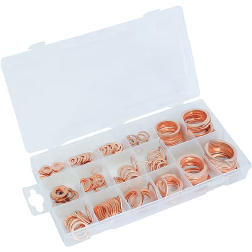 Assortiment de 160 rondelles cuivre photo du produit