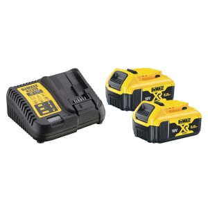 Pack 2 batteries XR 18V 5Ah Li-Ion + chargeur photo du produit
