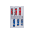 Jeu de 6 tournevis plats et phillips photo du produit