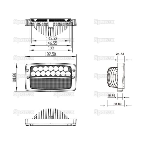 Phare de travail LED 5400lm photo du produit Secondaire 4 L